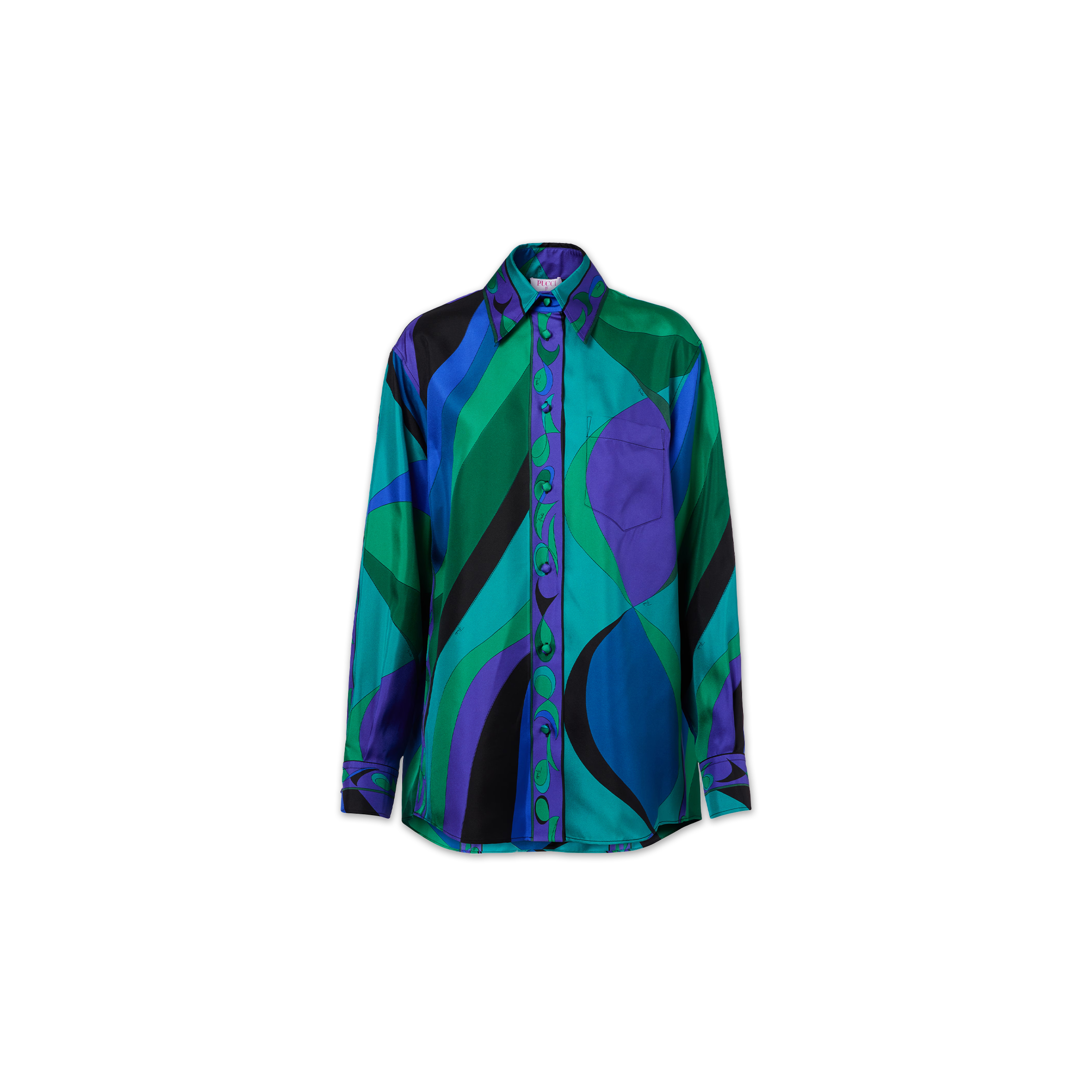 PUCCI PESCI SILK SHIRT